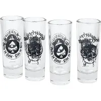 Vuxen Lot de verres à shots de - Logo - pour Indifférent - transparent - Taille Standard