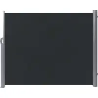 Beliani Store latéral gris graphite extensible 160 x 300 cm DORIO (3.05 m)