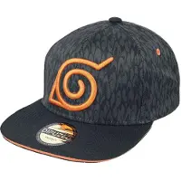 Naruto Casquette Anime de - Shippuden - Badge - pour Unisexe - noir - Taille Standard