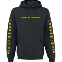 Twenty One Pilots Sweat-shirt à capuche de - Logo Heavy - S - XXL - pour Homme - noir - Taille L