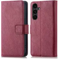 IMoshion Étui de télephone portefeuille de luxe pour Samsung Galaxy S25 FE - Bordeaux
