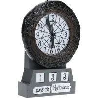 Paladone Countdown The Nightmare Before Christmas Alarm Clock Noir One Size / EU Plug 220V