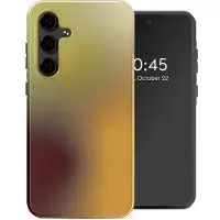 Selencia Coque arrière Vivid pour Samsung Galaxy S24 FE - Gradient Olive Dust