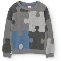 Boboli Knitwear Sweater Gris 14 Years Garçon