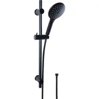 Cornat Ensemble de barre de douche NOIR noir