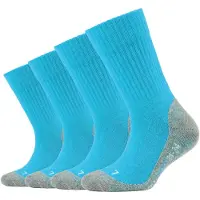 Camano Chaussettes de sport 'Kim' bleu / gris