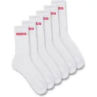 HUGO Chaussettes rouge / blanc
