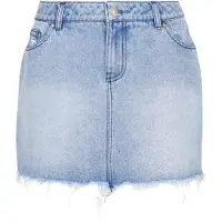 Karl kani Jupe bleu clair / marron / blanc