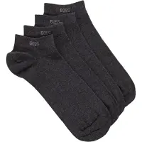 HUGO BOSS Boss 2-pack Shoeliner Finest Soft Cotton Grey Str 43-46 2 stk.