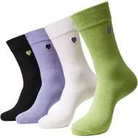 Urban Classics Chaussettes pomme / lavande / noir / blanc