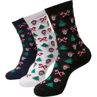 Urban Classics Chaussettes 'Grumpy Santa' mélange de couleurs