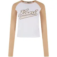 Karl kani T-shirt beige / noir / blanc