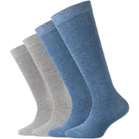 Camano Chaussettes bleu chiné / gris chiné