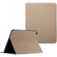 Selencia Coque tablette Riva Apple iPad 11 (2025) 11 pouces A16 / iPad 10 (2022) 10.9 pouces - Beige
