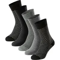 Schiesser Chaussettes ' Bluebird ' gris / noir