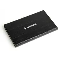 Gembird USB 3.0 2,5'' Gehäuse, gebürstetes Alu, schw.