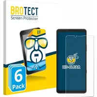 BROTECT Protection Clair (6 pcs, Sony Xperia 10 II), Téléphone portable : film de protection, Transparent