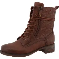 Mustang Bottines à lacets marron