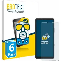 BROTECT Protection Mat (6 pcs, Sony Xperia 10 II), Téléphone portable : film de protection, Noir