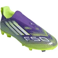Adidas F50 League Laceless Fg/mg Football Boots Violet EU 28 1/2