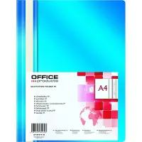 Office Products Reportmappe, pp, a4, weich, 100/170 mikron, blau