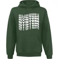 System Of A Down Sweat-shirt à capuche de - System Wave - S - XXL - pour Homme - vert - Taille S
