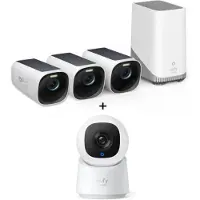 Eufy EufyCam 3 Lot de 3 + HomeBase 3