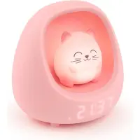 BigBen Interactive Bigben Kids Réveil avec veilleuse Cat Cat Nest MYKO Hi Buddies ! Minuteur, 3 berceuses AU390025