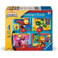 Ravensburger Puzzles « Iron Man et ses amis fantastiques » – 4 puzzles