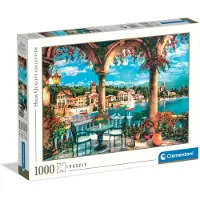 Clementoni Puzzle CLE 1000 HQ BalconyViewOfLakeComo 39880