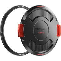 FreeWell Base Ring With Lid For Real Locking Vnd Dslr/dslm Camera Filter 82 Mm Noir