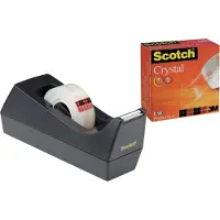 Scotch 3M dévidoir de table C38, inclus ruban adhésif Clear