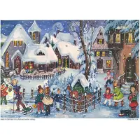 Richard Sellmer Verlag Calendrier de l'avent No. 814 "Il neige" DIN A4