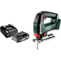 Metabo STB 18 L 90 Scie sauteuse sans fil 18 V 90 mm + 1x batterie 2,0 Ah + chargeur