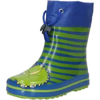 Beck Bottes en caoutchouc bleu / vert