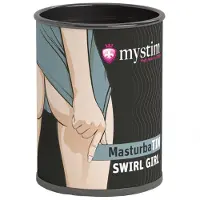 Mystim - masturbateur Swirl Girl - texture ondulée - blanc