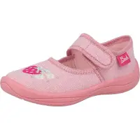 Beck Ballerines 'Little Strawberry' vert pastel / rose / rose / blanc