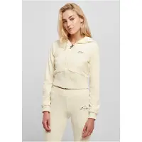 FUBU Veste de survêtement jaune pastel