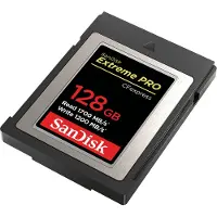 SanDisk CF express Extreme Pro 128 Go 1 700 / 1 200 Mo/s type B