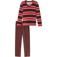 Schiesser Pyjama rose / rouge sang / bourgogne