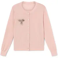 Lola Casademunt Cardigan rose / noir / argent