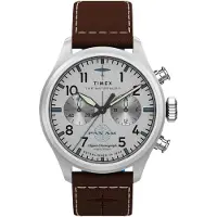 Timex Montre à affichage analogique 'x Pan Am Waterbury Ace Chronograph' marron