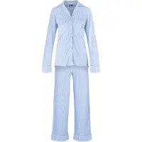 Ralph Lauren Pyjama bleu clair / blanc