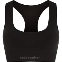 Icebreaker Merino Blend 260 Zoneknit Seamless Sports Bra Noir L Femme