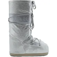 Moon Boot Bottes d'Hiver - Icône Glitter - Argent - - 31/34 - Bottes d'Hiver