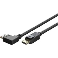 Goobay DisplayPort-Kabel 2.0/2.1, 54 Gbit/s (1 m), Câble vidéo, Noir