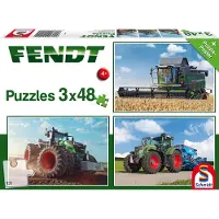 Schmidt 3 x 48 pièces Spiele Kinder Puzzle Fendt 1050 / 724 Vario / 6275L 56221