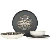Bonna Set de vaisselle - Mesopotamia - 24 pièces - 6 personnes - Porcelaine