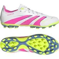 Adidas Homme Predator League Celestial Victory Pack AG Crampons de football terrain artificiel Cloud White/Lucid Pink/Lucid Lemon