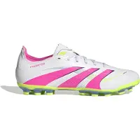 Adidas Homme Predator League Celestial Victory Pack AG Crampons de football terrain artificiel Cloud White/Lucid Pink/Lucid Lemon